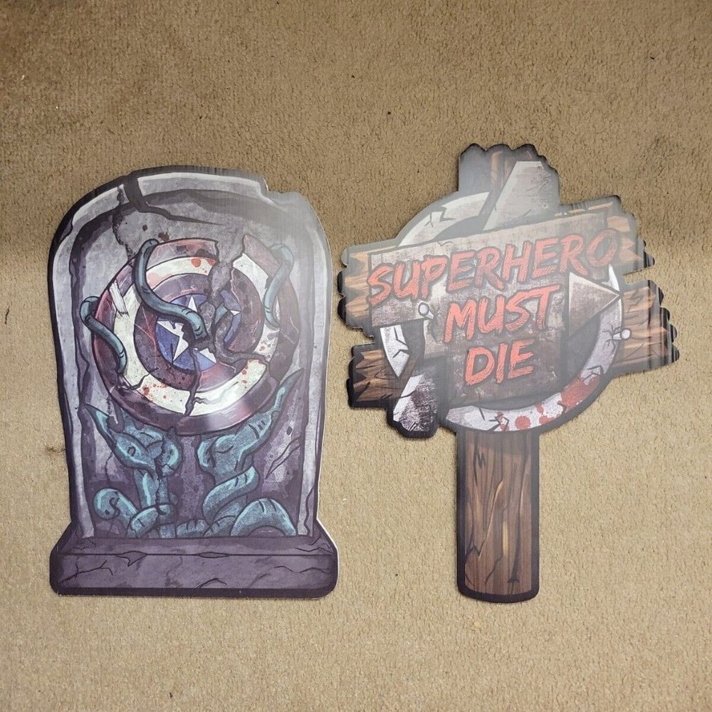 9 Marvel Halloween Tombstones